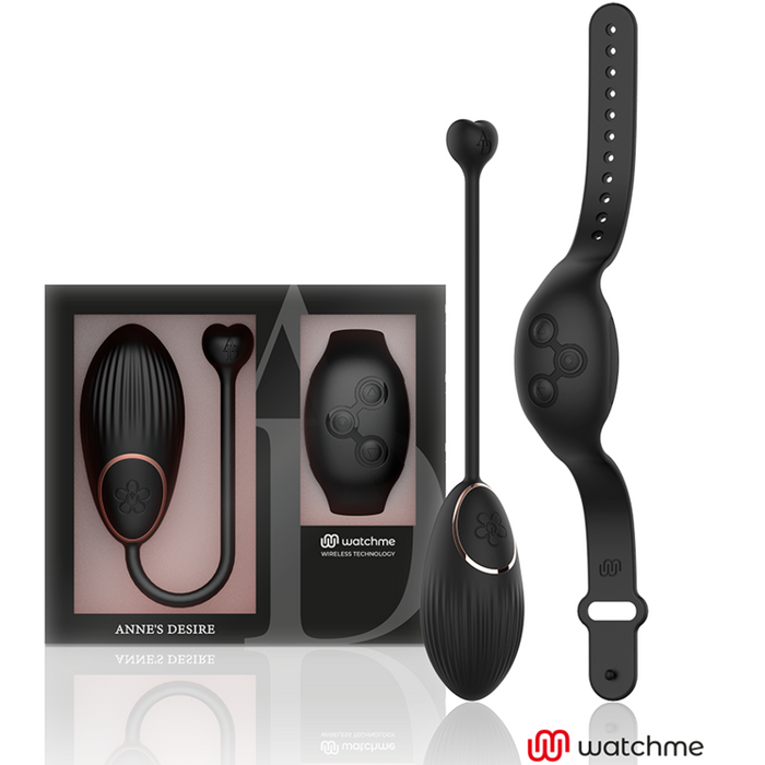 Anne'S Desire - Huevo Control Remoto Tecnología Watchme Negro