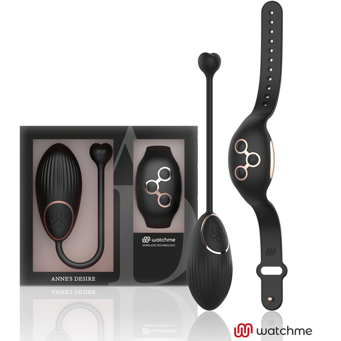 Anne'S Desire - Huevo Control Remoto Tecnología Watchme Negro/Gold