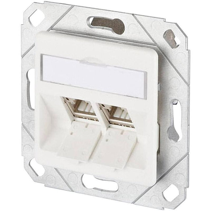 Anschlussdose C6amodul 2 Port 270 Upk Reinweiss