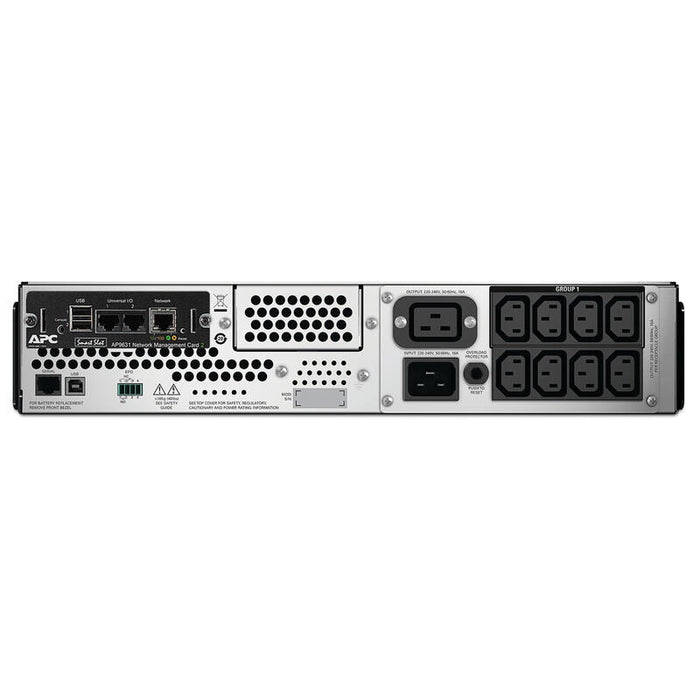 Apc Smart-Ups 2200va Lcd Rm Ups 1.98 Kw 2200 Va Con Apc Ups Network Management Card