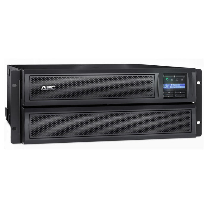 Apc Smart-Ups X 3000 Rack/Tower Lcd Ups (Montaje En Rack / Externo) Ca 230 V 2700 Vatios 3000 Va Ethernet 10/100 Rs-232 Usb Conectores De Salida: 12 4u Negro Con Apc Ups Network Management Card Ap9631 Extensión De Garantía Disponible W