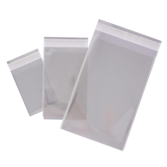 Apli Bolsas Polipropileno Transparente 250x330mm Con Cierre Adhesivo - Galga 120 - Alta Resistencia Y Flexibilidad - Uso Alimenticio