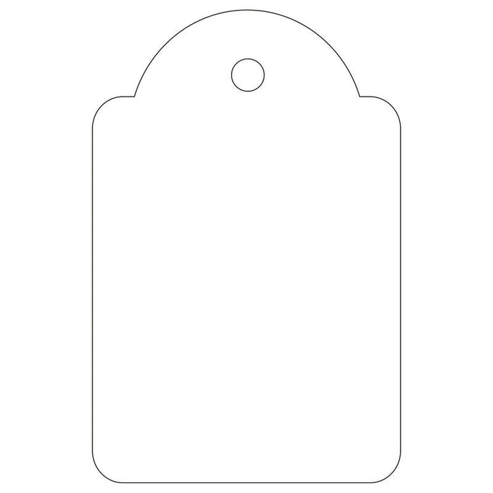 Apli Etiquetas Colgantes Blancas 28 X 43mm 100 U.