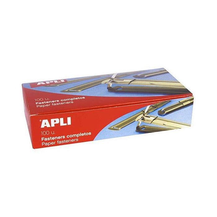Apli Fasteners Metálicos Completo Dorado - 100ud-