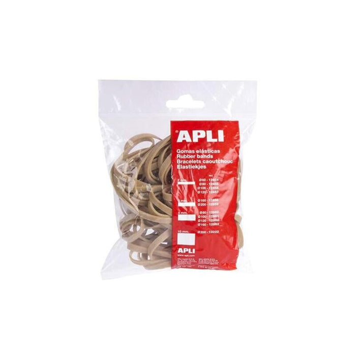 Apli Goma Elástica Marrón Caucho 120x5mm 100 Gr.