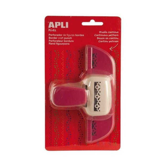 Apli Perforadora Papel Lateral Flores