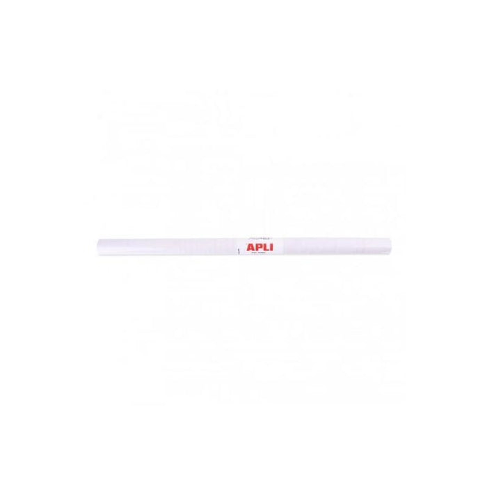 Apli Rollo De Polipropileno Transparente - Adhesivo Reposicionable - Sistema Easy Peel - Cuadricula De Precision - Alta