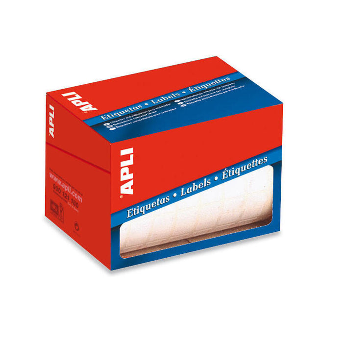 Apli Rollo Etiquetas Blancas Permanentes 25.0 X 40.0mm
