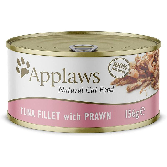 Applaws Natural Cat Food Tuna Fillet With Prawn - Comida Húmeda Para Gatos - 156g