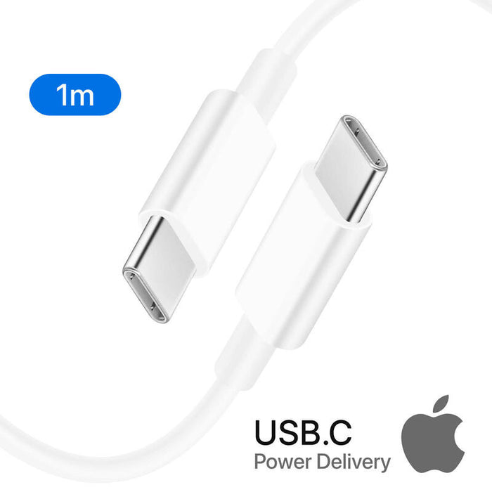 Apple Cable De Carga Usb-C -> Usb-C  1m Blanco Bulk