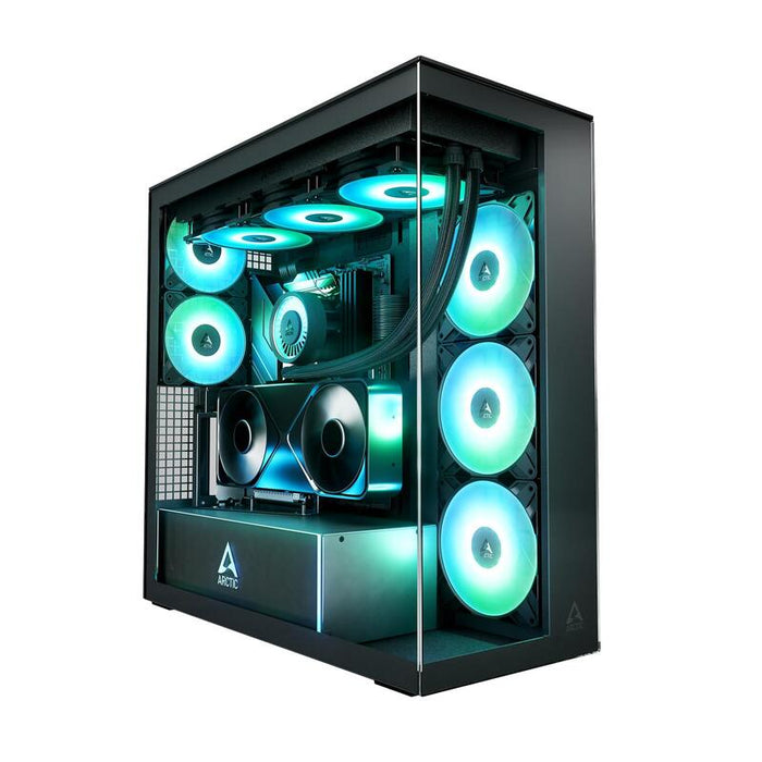 Arctic Xtender Vg  (Negro, Tempered Glass X 2, Klar-Glas) Acpcc00024a