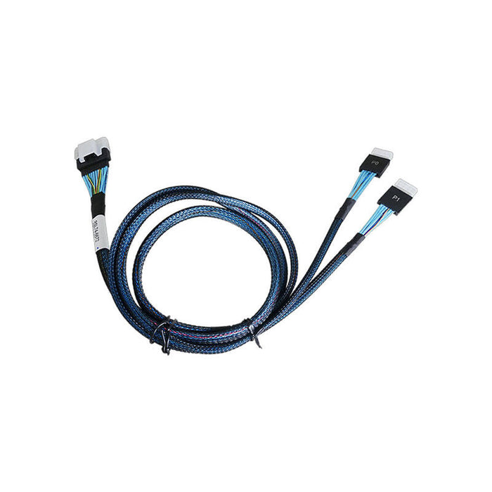 Areca Slimsas X8 (Str) Sff8654 Auf 2x Oculink X4 (Str) Sff8611 75cm