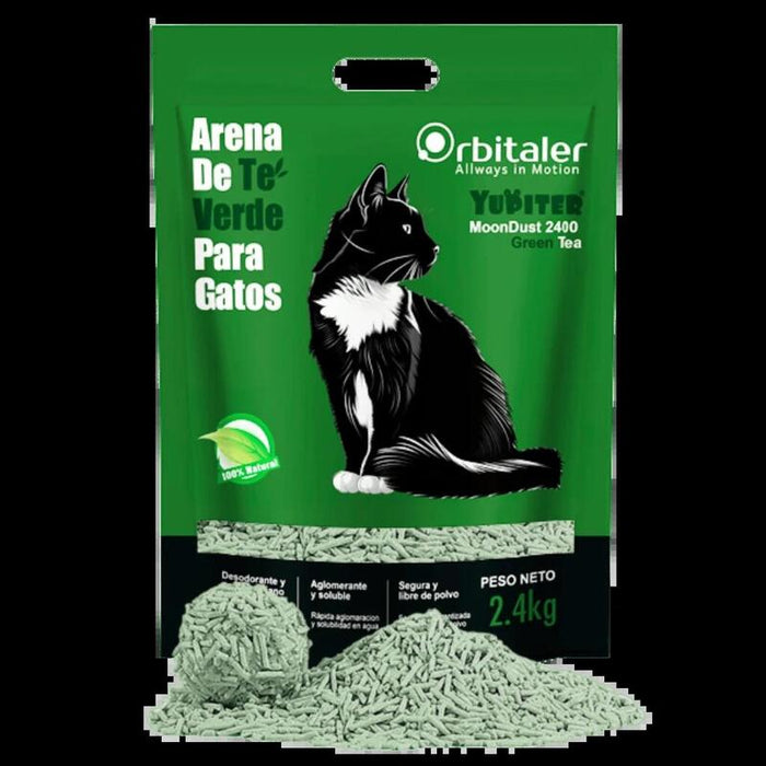 Arena Para Gatos Orbitaler Yupiter Moondust 2700 Fantastic Green Tea