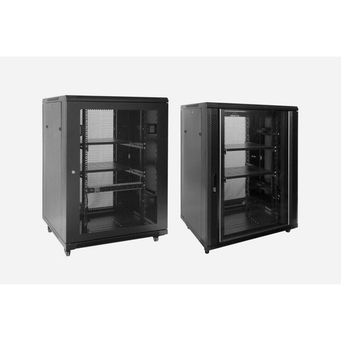 Armario 19" Sin Accesorios  32u Sh8832 800x800 Pta.Cristal