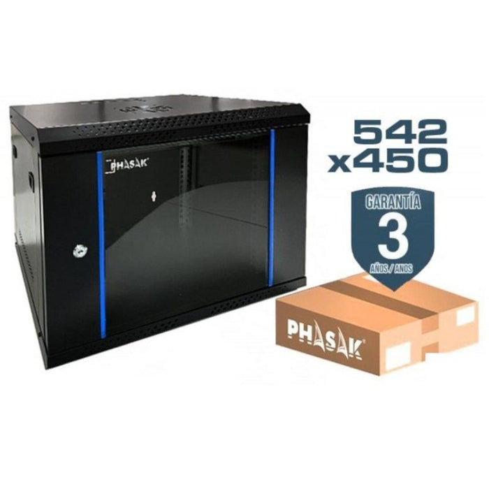 Armario Rack Mural Desmontado Phasak Pho 2216d 19' Altura 16u
