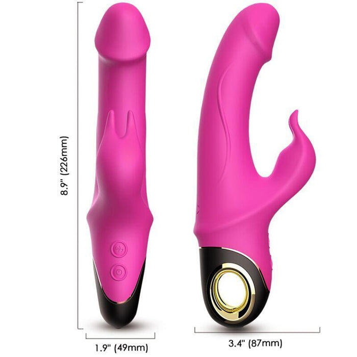 Armony - Meteror Dildo Vibrador Rabbit Rotador Fucsia
