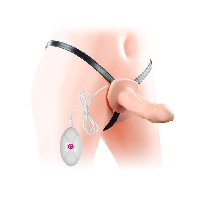 Arnés Unisex Pene Hueco Con Vibración