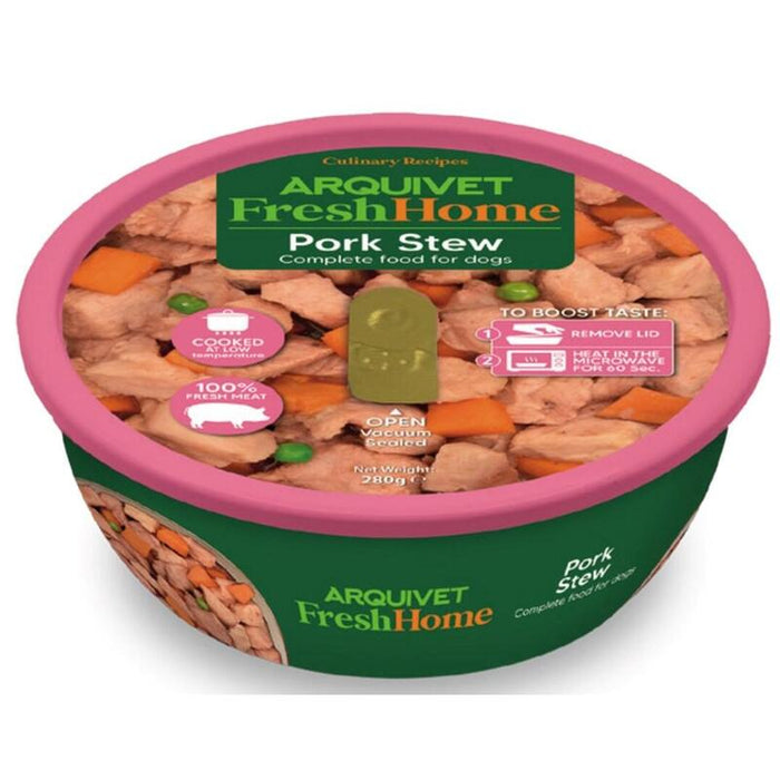 Arquivet Fresh Home Pork Stew - Comida Húmeda Para Perros - 280g