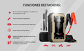 Arrancador De Bateria Con Compresor De Aire 10000Mah Inteligente Hasta 5L Gasolina Y 3L Diesel
