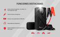 Arrancador De Coche 12000Mah Inteligente Hasta 6L Gasolina Y 4L Diesel