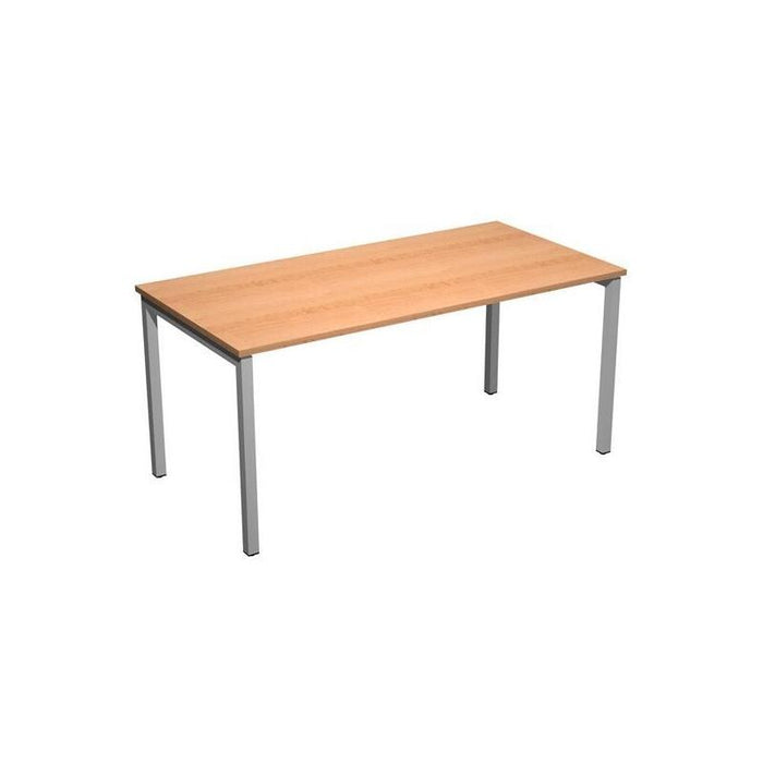 Artexport Mesa Escritorio Venere 160 Con 4 Patas De Metal 40x40mm Tablero 22mm Haya