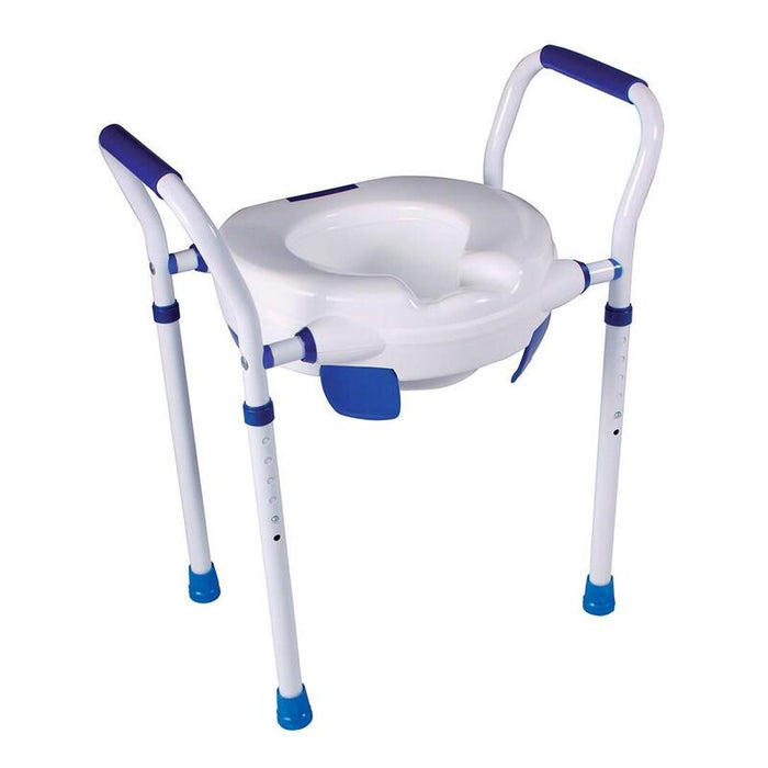 Asiento De Inodoro Clipper Vi Con Pasamanos