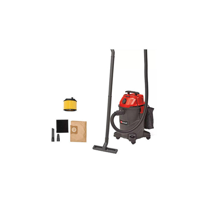 Aspiradora Einhell Tc-Vc 1825 A, Húmeda/Seca Rojo/Negro 2342485