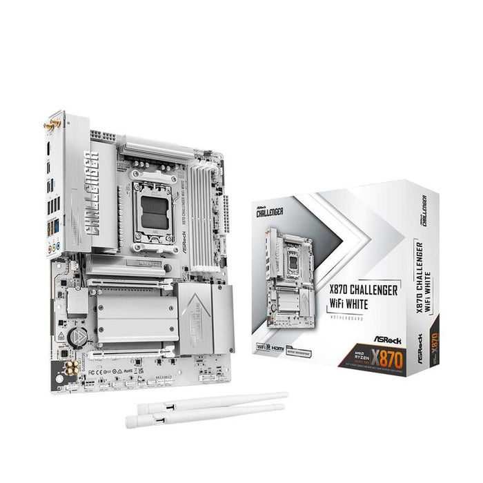Asrock X870 Challenger Wifi7 Ddr5 Am5 White Retail