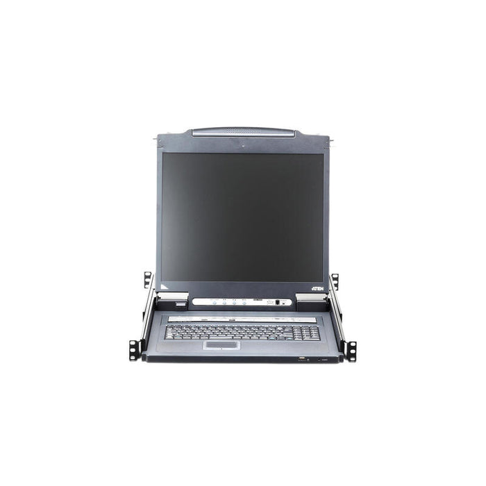 Aten Desktop Kvm 16-Port 17" Lcd Kvm Switch Over Ip (Usb - P Aten Cl5716im, Full Hd, 1920 X 1200 Pixeles, 1920 X 1200 Pixeles, Usb, Usb, Vga