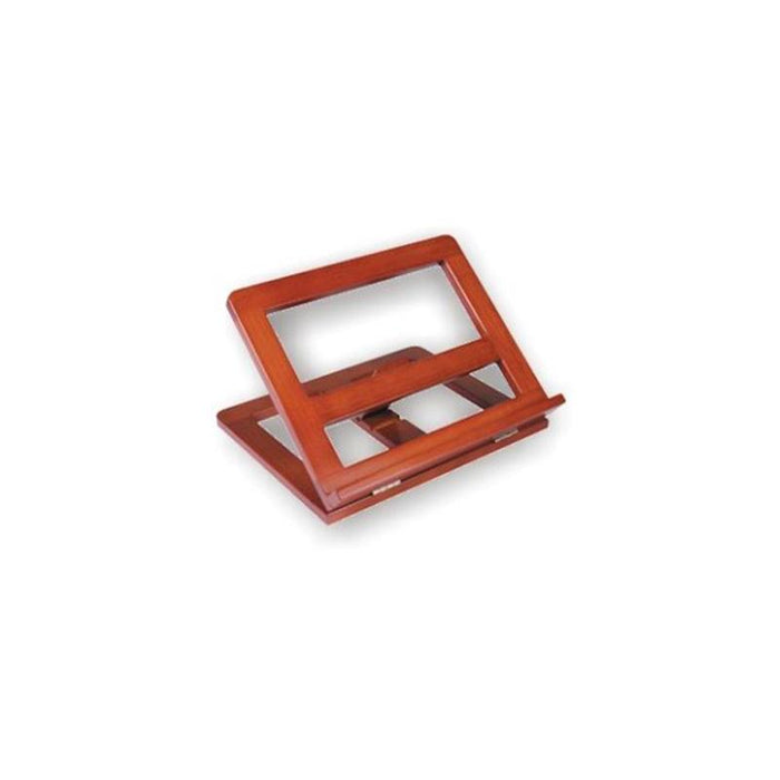 Atril Sujetalibros Q-Connect Madera Color Cognac 330x270x65 Mm