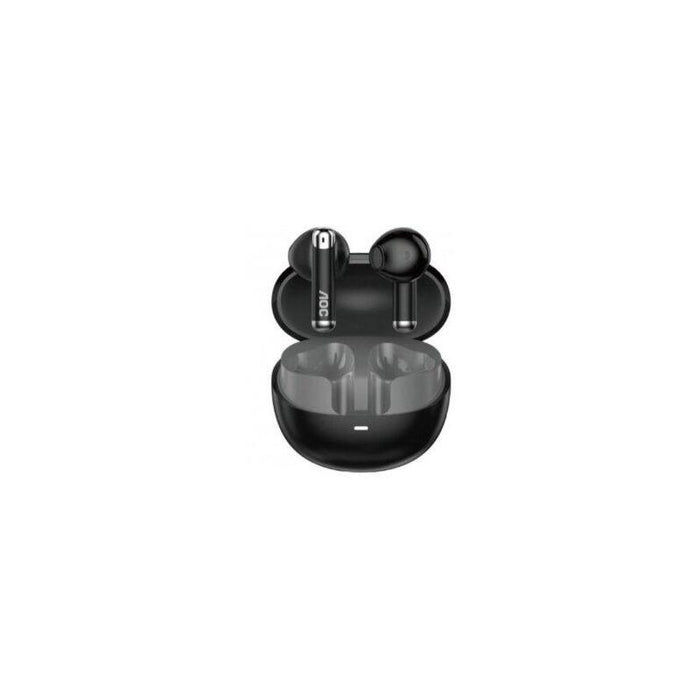 Auricular Intrauditivo Bluetooth Aoc Act2504bk Tws Anc Mic Negro Reproduccion 28h Carga Usb-C Tactil