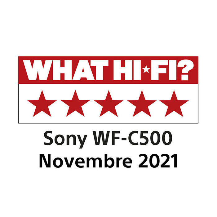 Auriculares Bluetooth Sony Wf-C500 Con Estuche De Carga Autonomía 5h Blancos