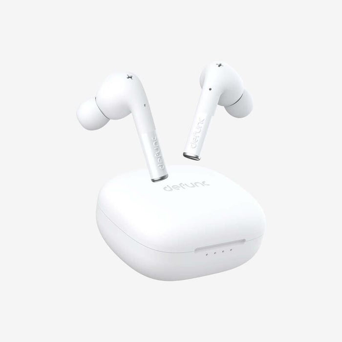 Auriculares Defunc True Entertainment, In-Ear, Inalámbrico, Blanco