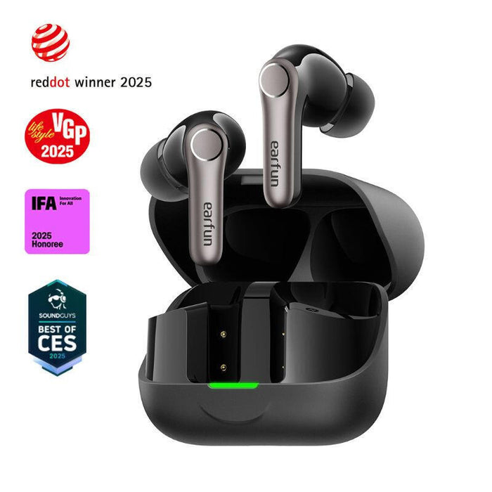 Auriculares  Earfun Air Pro 4+ Anc Negro
