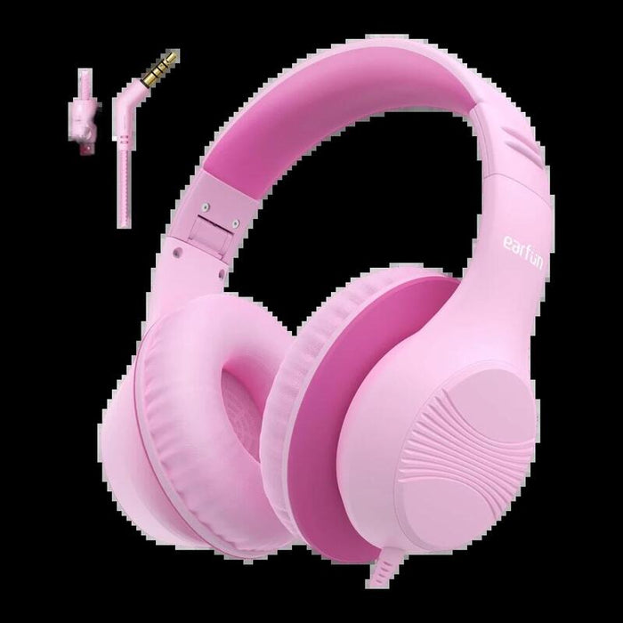 Auriculares Earfun K3 Pink Diadema Cable Usb-C