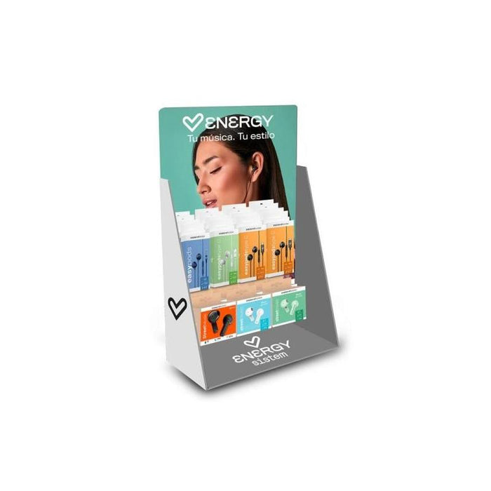 Energy Sistem Pack Auriculares Y Altavoces + Expositor - Streetmusic, Easypods, Pocket Radio Y Streetplay