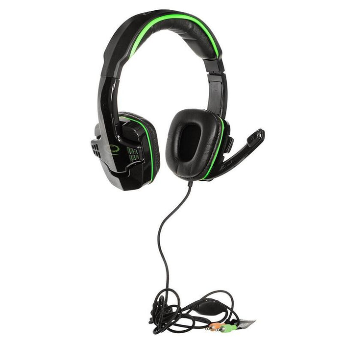 Auriculares  Esperanza Egh310g Con Micrófono Diadema Negro, Verde