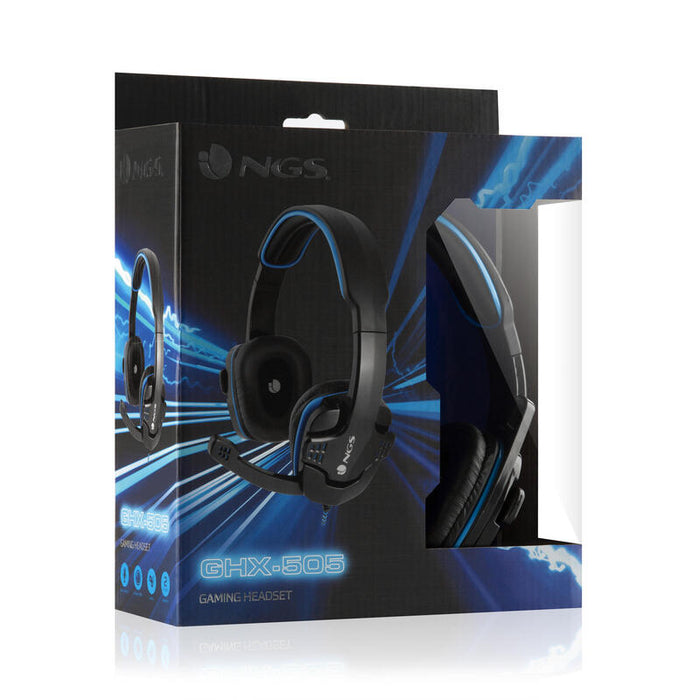 Auriculares Gaming Con Micrófono Ngs Ghx-505 Jack 3.5 Azul