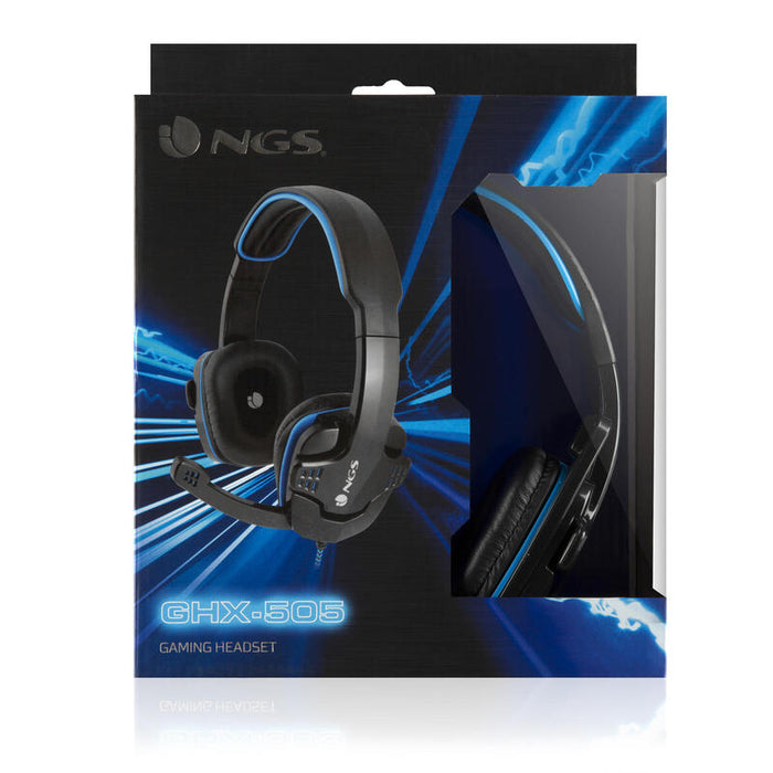 Auriculares Gaming Con Micrófono Ngs Ghx-505 Jack 3.5 Azul