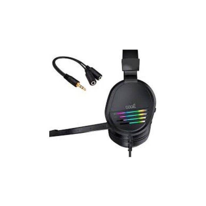 Auriculares Gaming Cool Nitro Adapt. Audio Black
