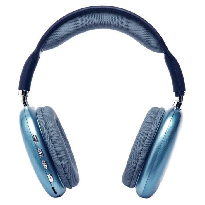 Auriculares Inalámbricos Bluetooth P9 Pro Max Con Cancelación De Ruido, Azul