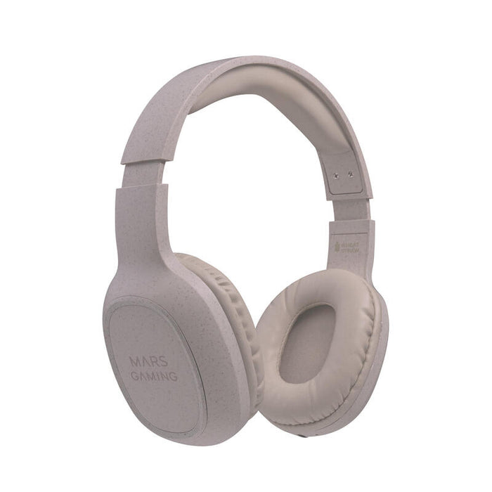 Auriculares Inalámbricos Mars Gaming Mhw-Eco Con Micrófono Bluetooth Jack 3.5 Gris
