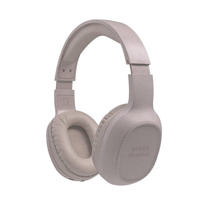 Auriculares Inalámbricos Mars Gaming Mhw-Eco Con Micrófono Bluetooth Jack 3.5 Gris