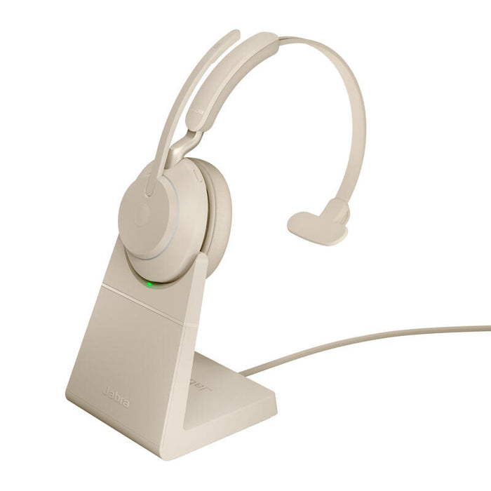 Auriculares Jabra Evolve2 65 Inalámbrico Diadema Oficina/Centro De Llamadas Usb Tipo C Bluetooth Beige