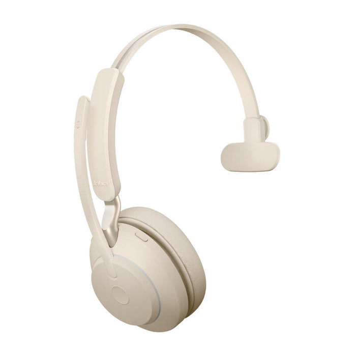 Auriculares Jabra Evolve2 65 Inalámbrico Diadema Oficina/Centro De Llamadas Usb Tipo C Bluetooth Beige