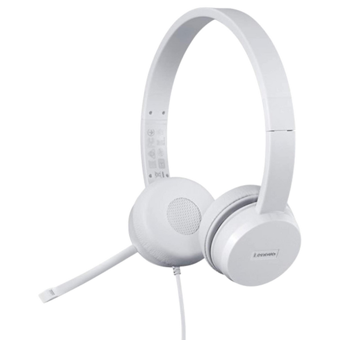 Auriculares  Lenovo 110   Usb Tipo A Gris