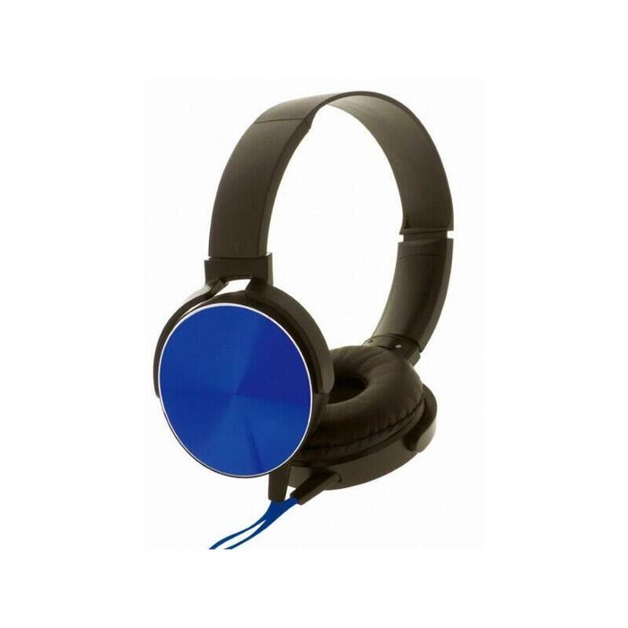 Auriculares Stereo Con Micrófono Montana Negro-Azul