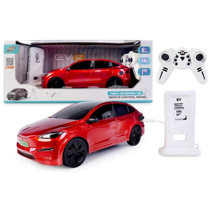 Auto R/C Ze Stacja Ladowania Czerwone