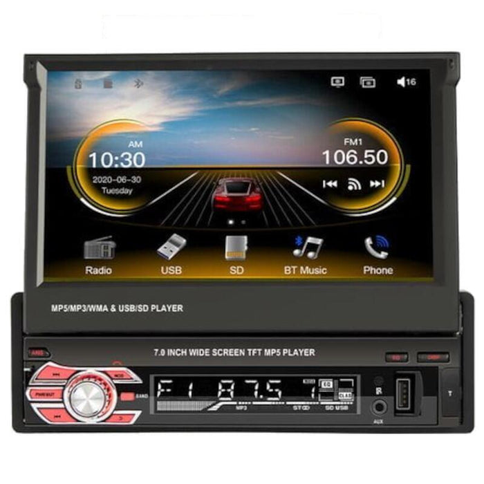 Autorradio 1 Din Swm 9601c-S Bluetooth/Mirror Link/ Carplay/Usb/Negro