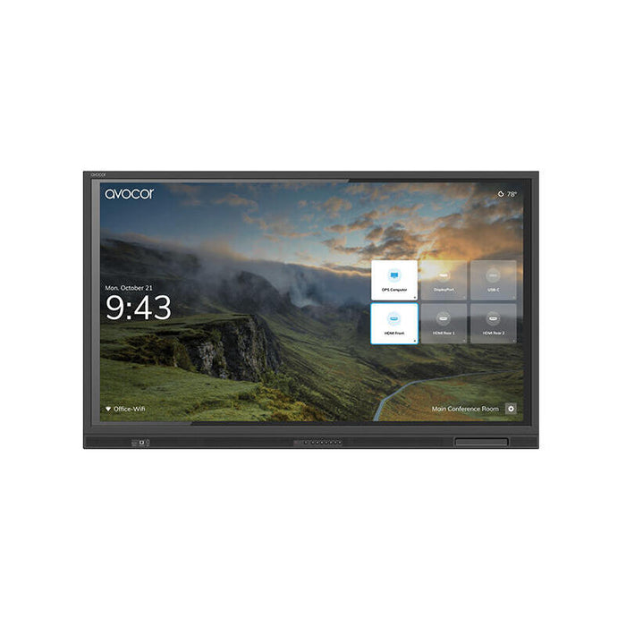 Avocor E Serie Ave-6540 165cm 65'' 3840x2160 Dp Hdmi Usb Touch
